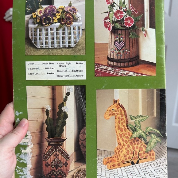 5/$25 Auntie's Attic Decorative Doorstops planter pot patterns 🪡 - Picture 5 of 8
